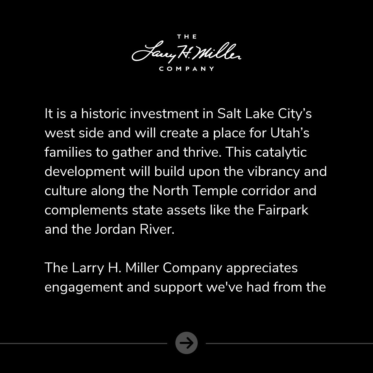 The Larry H. Miller Company tweet media