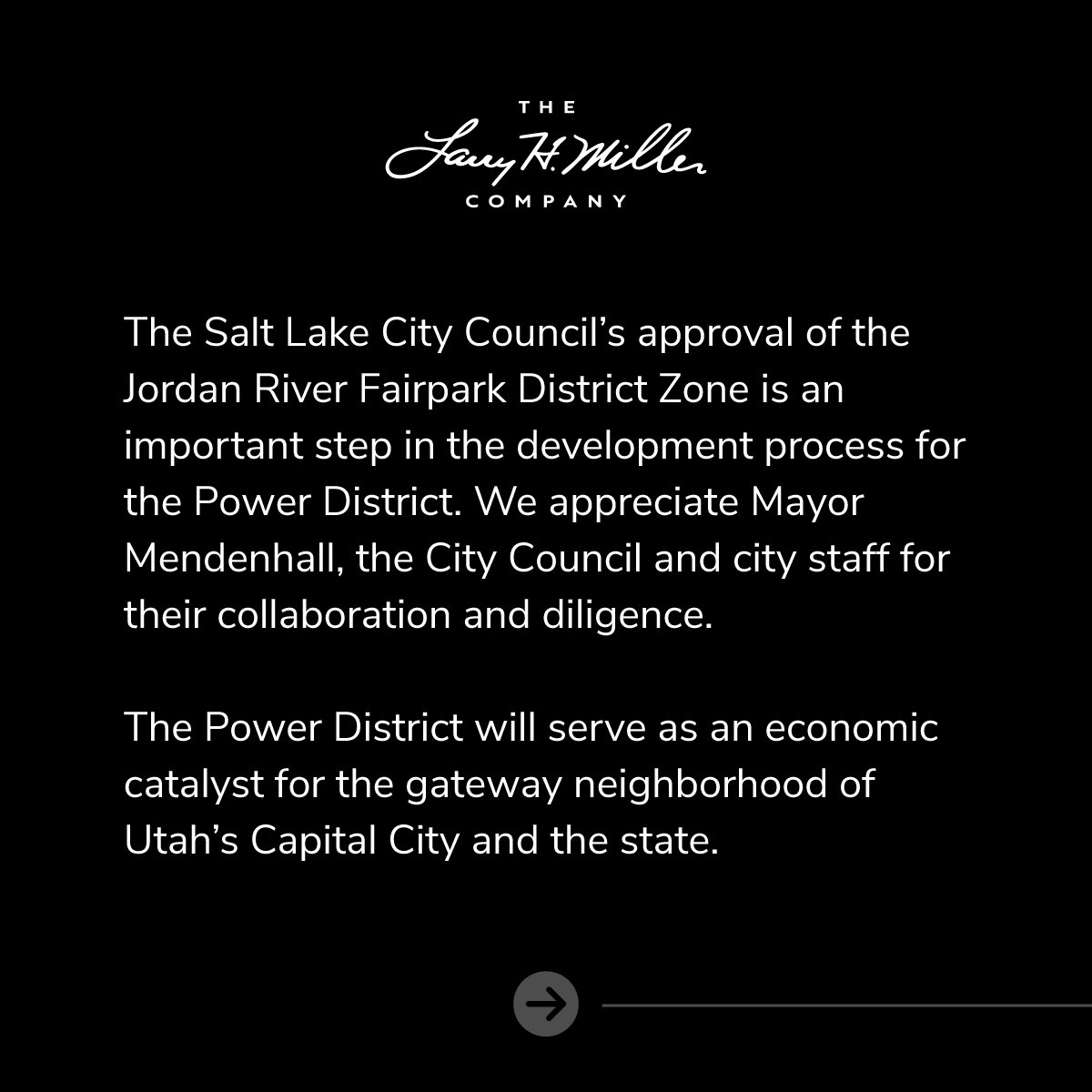 The Larry H. Miller Company tweet media