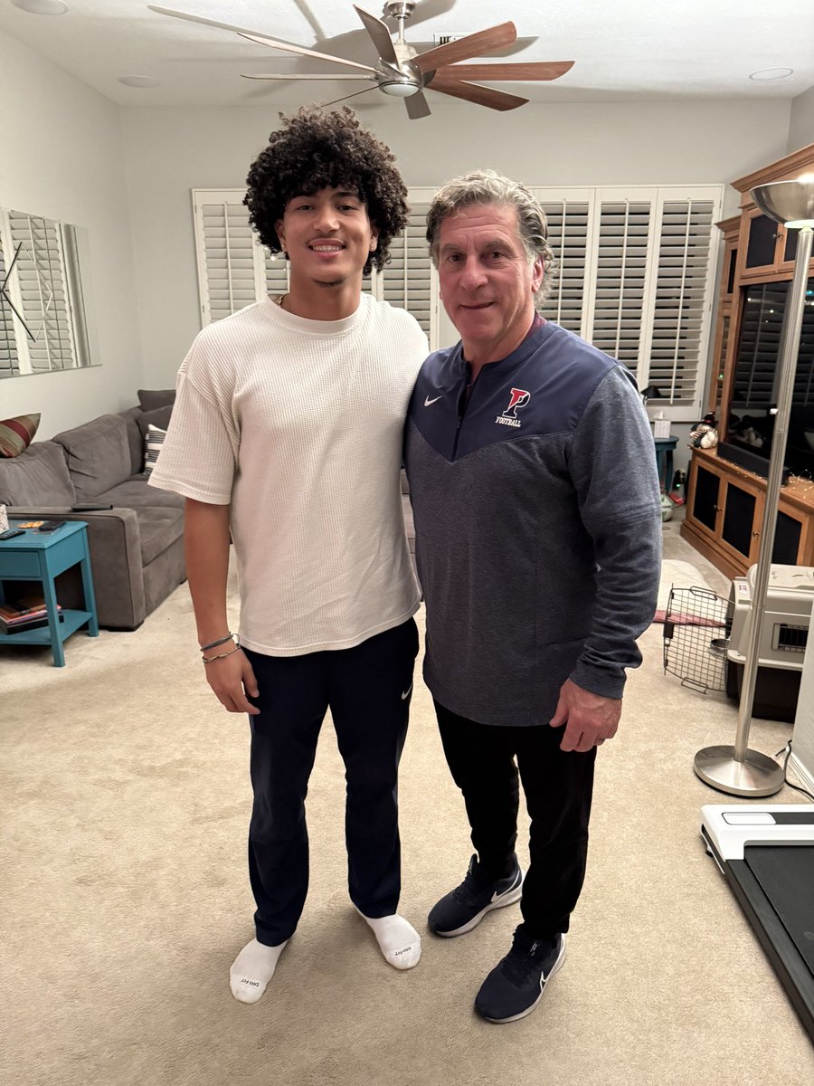 Isaac Price (@isaacpriceaz15) on Twitter photo What a Honor to meet with <a href="/coach_ru/">Rick Ulrich</a> from <a href="/PennFB/">Penn Football</a> in our home today! Thank you for coming to visit me and my family, means a lot! What a Honor to meet with <a href="/coach_ru/">Rick Ulrich</a> from <a href="/PennFB/">Penn Football</a> in our home today! Thank you for coming to visit me and my family, means a lot!