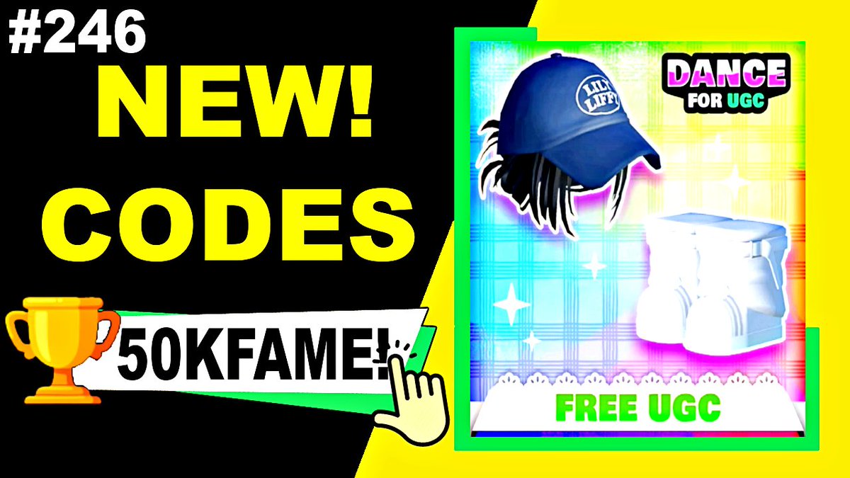 gaden_ram's tweet photo. *NEW* Codes DANCE FOR UGC 11 December 2024 Today - Roblox Free UGC
#danceforugc #danceforugccodes #danceforugcupdate #roblox #freeugc
๐๐click below to view๐๐
https://t.co/C8INwjO5BY via @YouTube https://t.co/KmmqrcWRdK