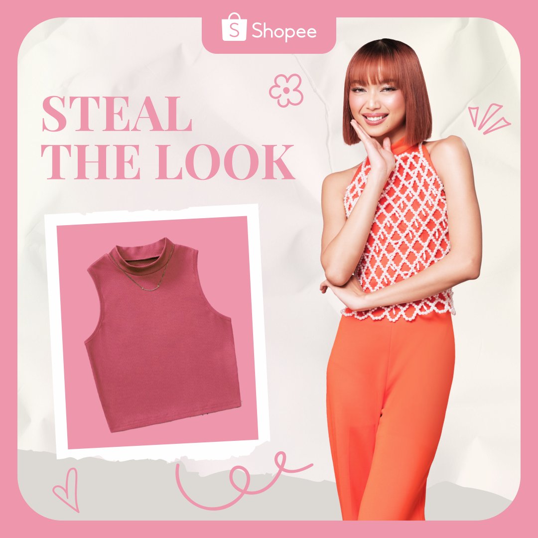 ShopeePH's tweet photo. Get the perfect balance of cute and cool with @bini_gwen 's trendy cropped top ๐ฅ
๐๏ธ Steal Gwen's look on #ShopeeStyles now: https://t.co/Ani7z8Z0UQ
#ShopeexBINI
#NaNaNasaShopeeNaAngBINI https://t.co/reajoplWli