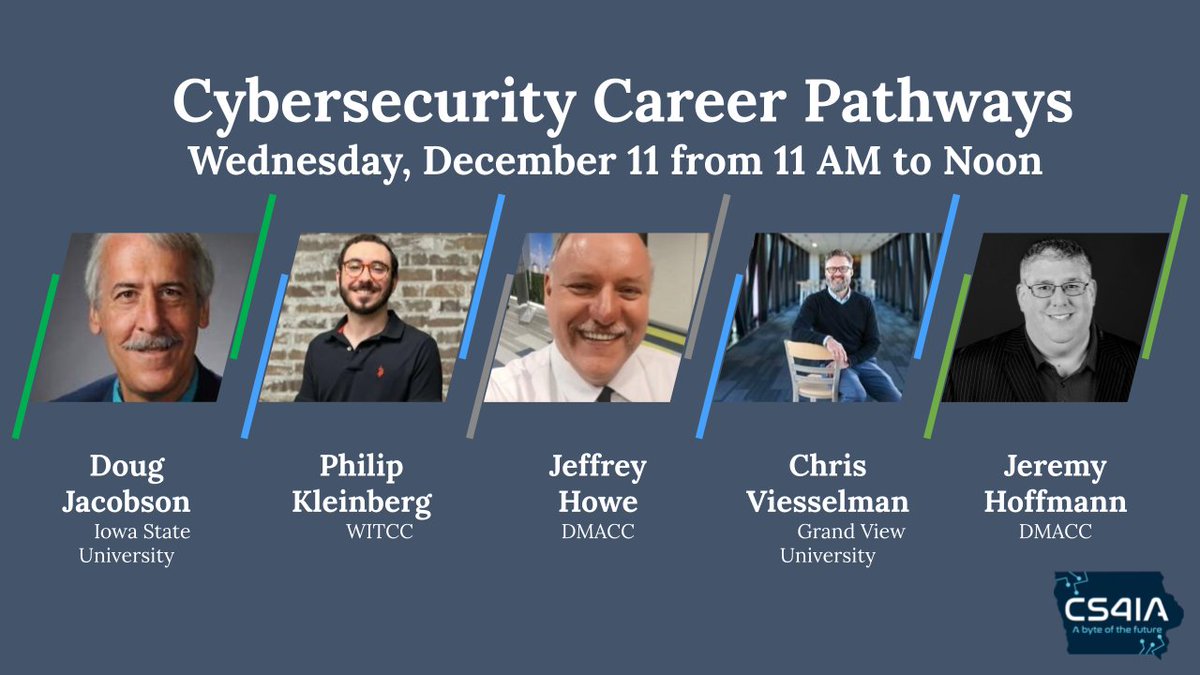 Don't forget about Wednesday's Cybersecurity Career Pathways session! Register at newboco.zoom.us/webinar/regist… We hope to see you there!
<a href="/IowaSTEM/">Iowa STEM</a> <a href="/IADeptofEd/">Iowa Department of Education</a> <a href="/NewBoCo/">NewBoCo</a> <a href="/itec_ia/">ITEC Iowa</a>