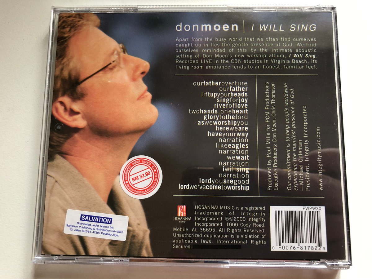 BIML_Bibles's tweet image. 🎶 Need a moment of peace in the chaos?Don Moen’s “I Will Sing” is your personal invitation to reconnect with God through heartfelt worship. 🙌💿 Order now: bibleinmylanguage.com/i-will-sing-do…
#DonMoen #IWillSing #ChristianMusic #Worship