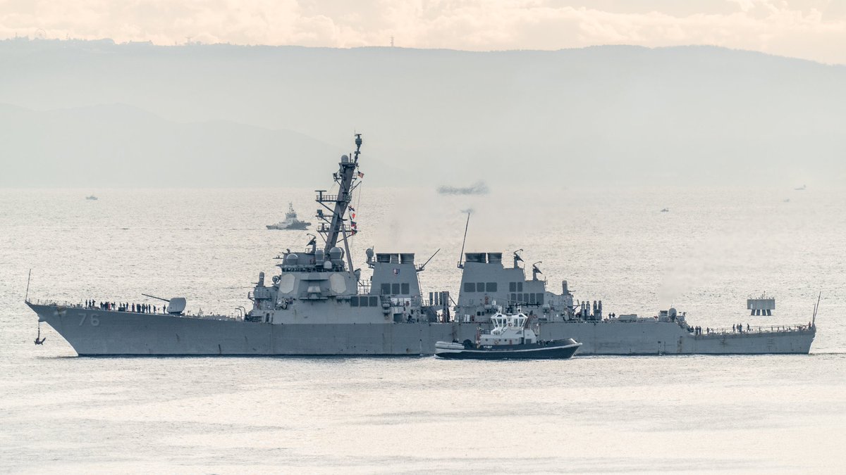 WarshipCam's tweet photo. USS Higgins (DDG 76) Arleigh Burke-class Flight II guided missile destroyer leaving Yokosuka, Japan - December 11, 2024 #usshiggins #ddg76
SRC: TW-@weiqi_xiulang https://t.co/5CqDKbT6Ya