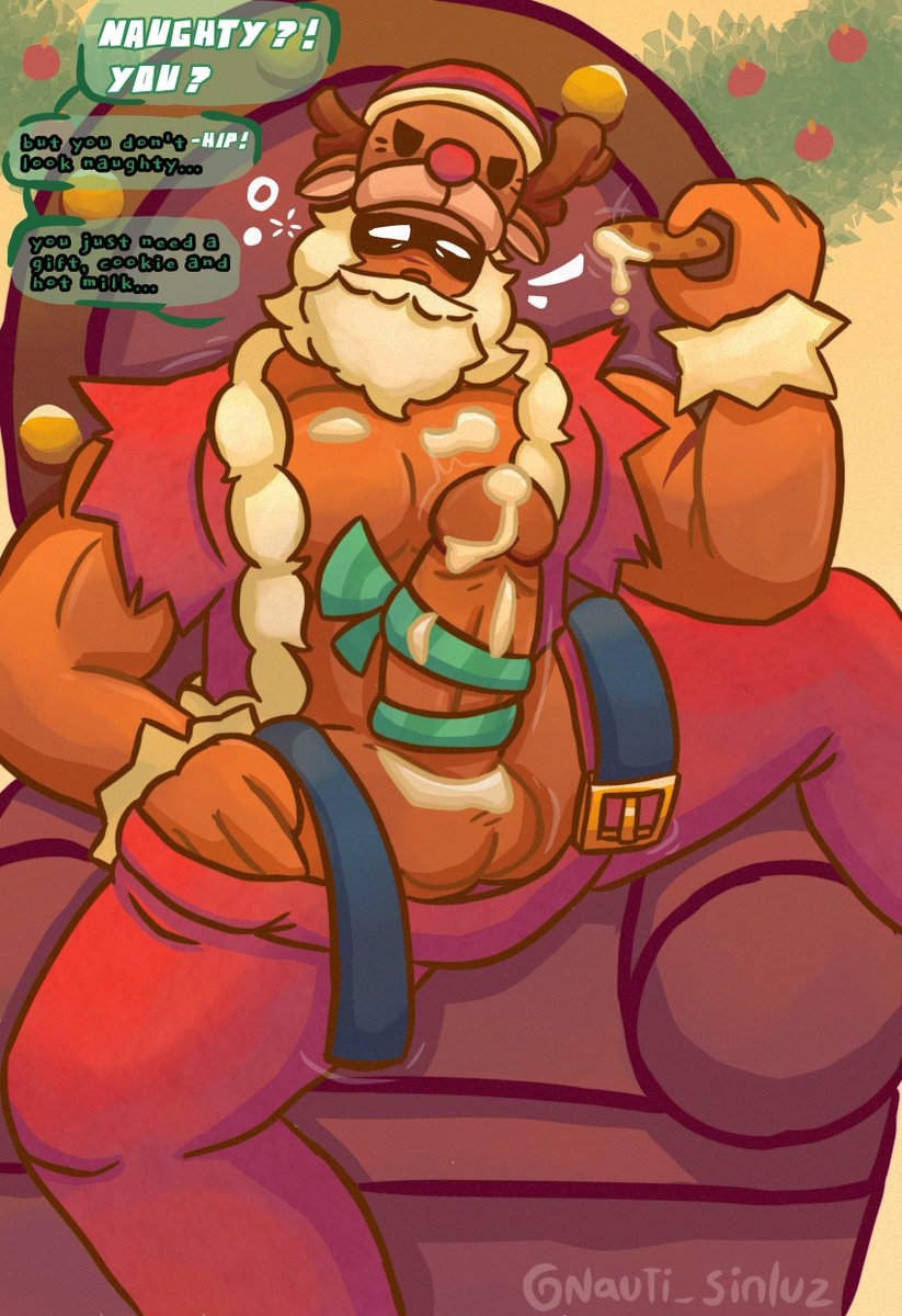 -🎅🏾Bo's gifts🎁-

Bo drank a lot before dress as Santa, which makes it difficult for him to know who to give his gift 🥛😵‍💫🍪

#Bo #Bara #NSFW #BrawlStars #SantaClaus