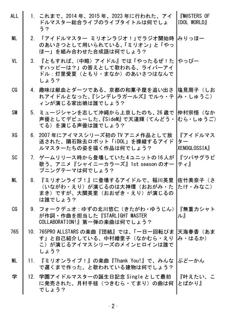f_Timple's tweet photo. アイマスエキスポDAY1 E-8b 「ぼすけ」の頒布物お品書きです！
謎解きとクイズを準備してお待ちしております！
#アイマスエキスポ #アイマスEXPO #アイマスエキスポ頒布物_day1 #アイマスエキスポお品書き_day1 https://t.co/JNuMswwemi