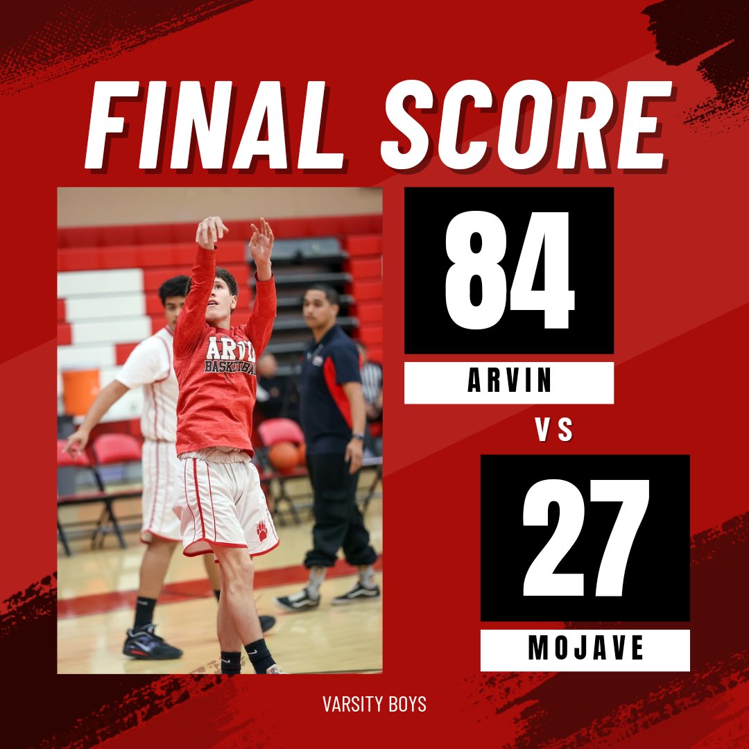 Arvin High Boys Basketball tweet media