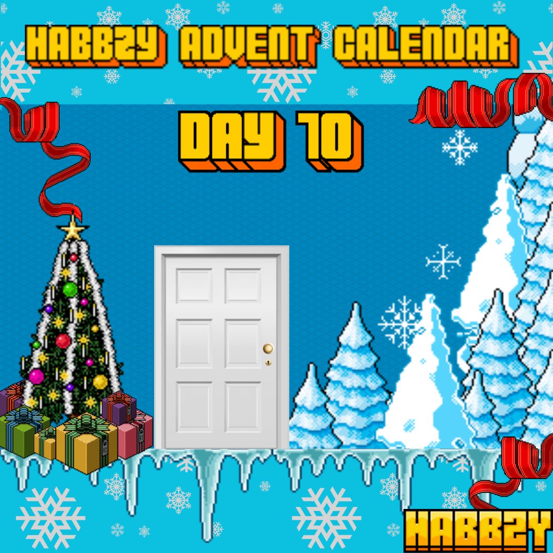 CarterHabbo's tweet photo. Already day 10 of @habbzyhub's Advent Calendar!!!

Every day leading up to Christmas, I will be hosting one giveaway for a mystery rare/FF. To enter, all you have to do is the following:

1) Follow @CarterHabbo
2) Follow @habbzyhub
3) Retweet this post

Good luck! https://t.co/Skyp96fdM9