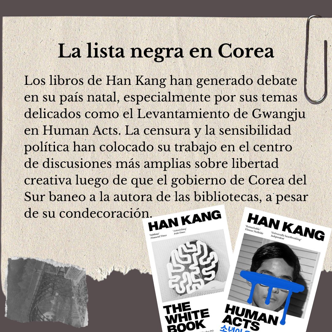 LaDesveladaMX's tweet image. La surcoreana Han Kang hizo historia al
recibir el Premio Nobel de Literatura 2024🏆 ¿ Pero qué
controversias rodean este importante logro? Aquí te explicamos 📖✨