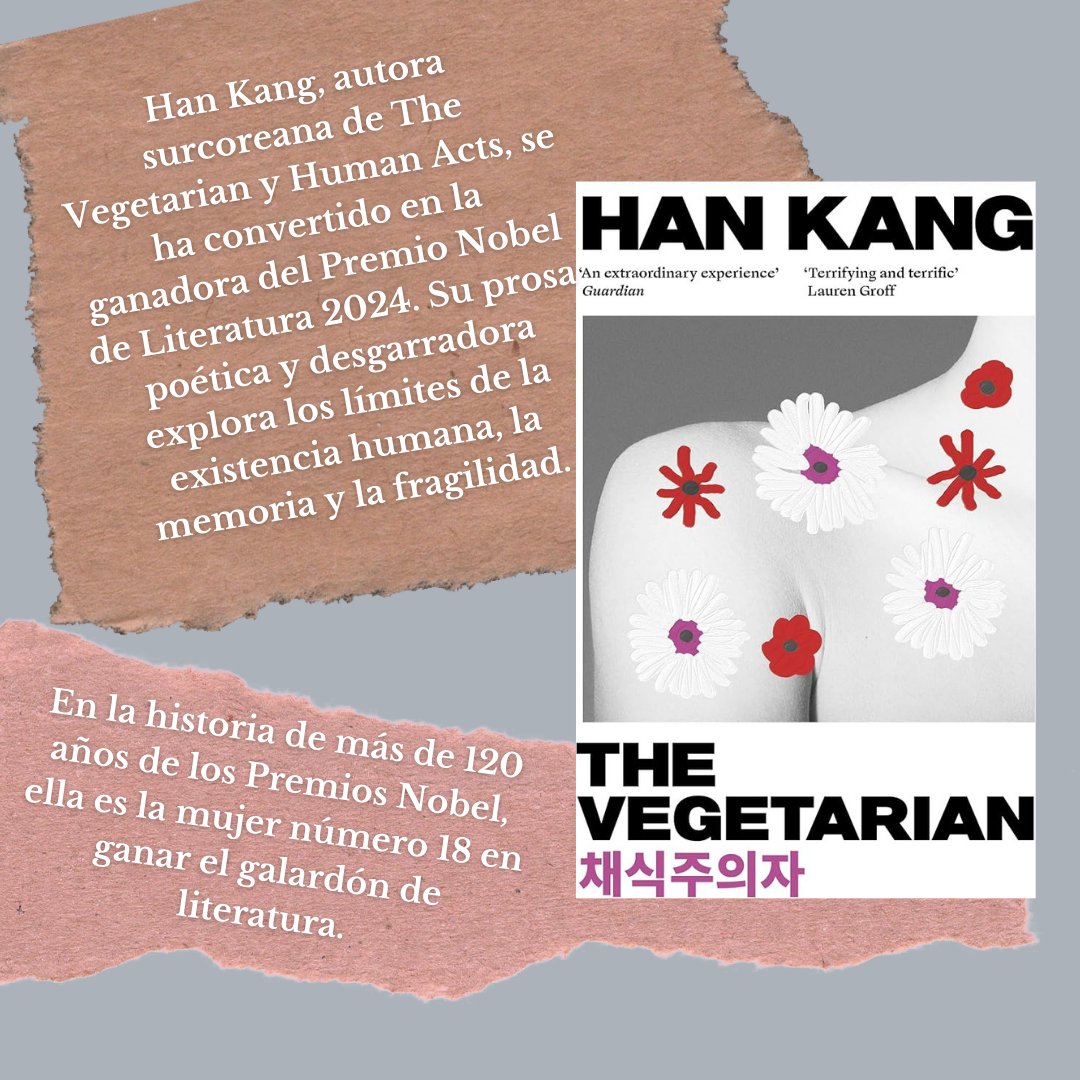 LaDesveladaMX's tweet image. La surcoreana Han Kang hizo historia al
recibir el Premio Nobel de Literatura 2024🏆 ¿ Pero qué
controversias rodean este importante logro? Aquí te explicamos 📖✨