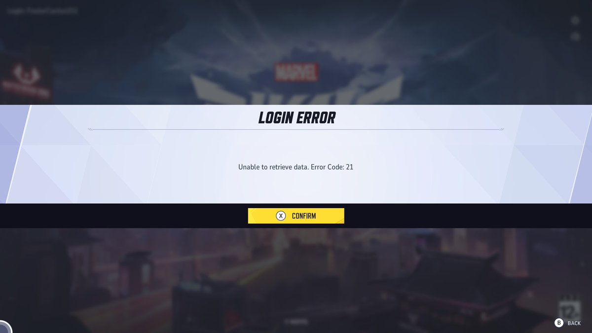 FoulerCactus151's tweet photo. @MarvelRivals Well, at least y'all are able to play. I have had this problem since this game finally came out on Xbox Series s https://t.co/QRKVAd7RF1