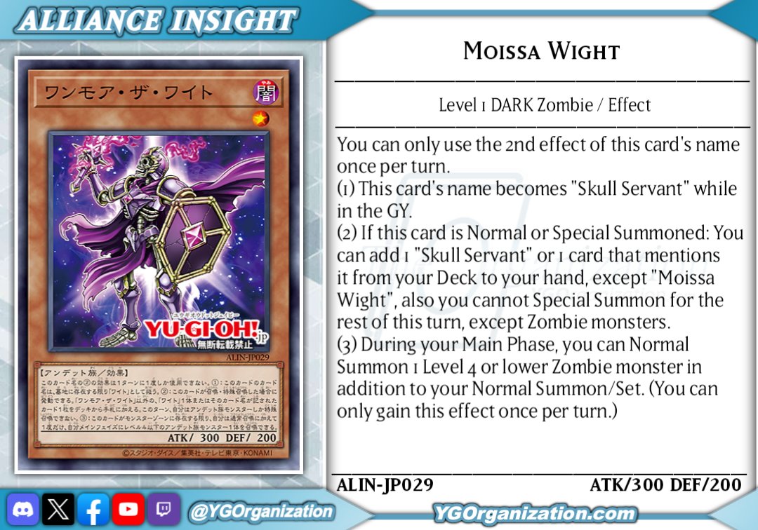 ygorganization's tweet photo. ◆ ALLIANCE INSIGHT◆
Alliance in Wight

(May we have a moment and press F for rata)
Edit: fixed text error
#yugioh #遊戯王 https://t.co/mRbNTAe6C2