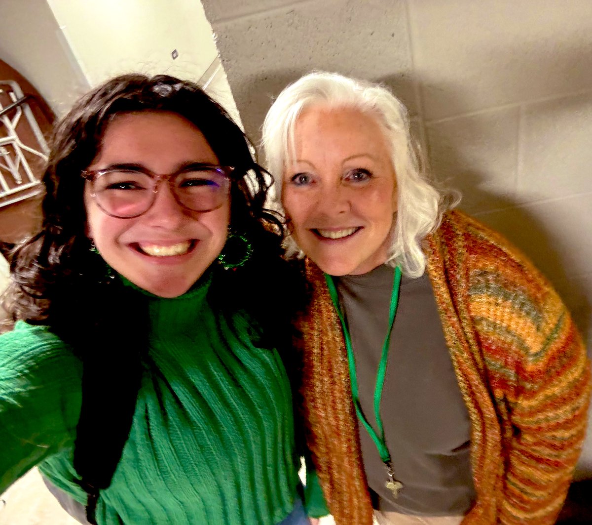 You know your kid is a <a href="/GreenevilleCity/">GCS</a>  Devil when you receive a message that today was the BEST day because she got to hug her now retired middle school chorus teacher, Robin Lefever! 💚Public school teachers empower the community’s children and elevate lives. #PublicEdMatters