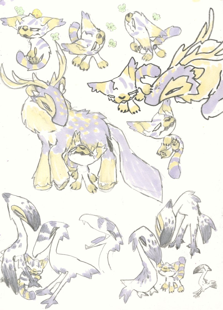 a friend's byakko... he is the size of a jumping spider and covered in pollen particles... 
+thinking about what a shoebill-themed livly could look like