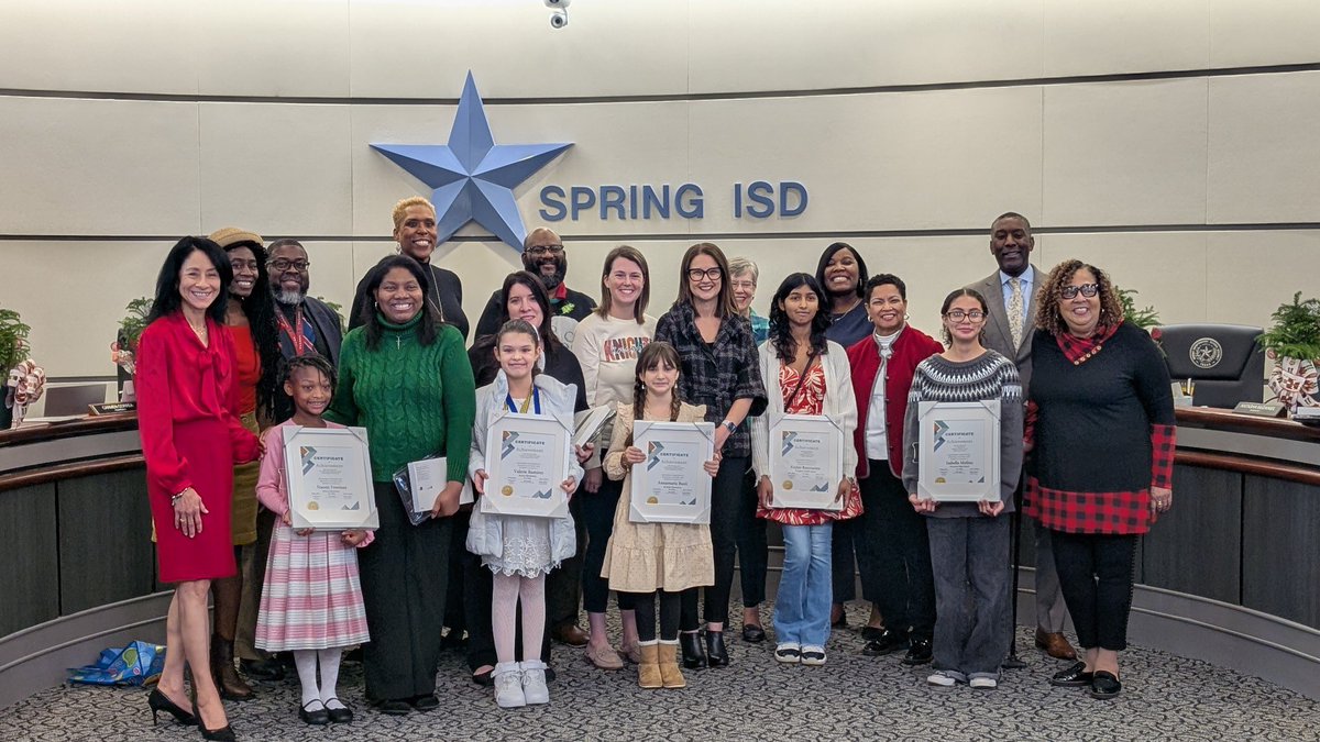 Alfred James, Ed.D. (@dralfredjames) on Twitter photo Thank you <a href="/SpringISD/">Spring ISD</a> for recognizing scholars tonight. Congratulations to <a href="/cwhs_springisd/">Carl Wunsche Sr. High School</a> scholars Ahn Dao and Isabella Molina for being winners of the Superintendent’s Holiday Card Contest and Indigenous Peoples’ Writing Contest respectively! <a href="/PapkeAndrew/">Andrew Papke</a> Thank you <a href="/SpringISD/">Spring ISD</a> for recognizing scholars tonight. Congratulations to <a href="/cwhs_springisd/">Carl Wunsche Sr. High School</a> scholars Ahn Dao and Isabella Molina for being winners of the Superintendent’s Holiday Card Contest and Indigenous Peoples’ Writing Contest respectively! <a href="/PapkeAndrew/">Andrew Papke</a>
