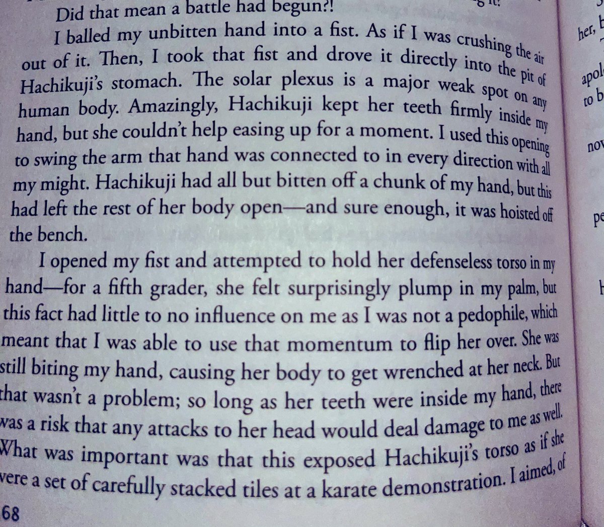 ludemna's tweet photo. @DesuExMachina42 It’s played up a bit, but it’s not an opportunity he deliberately takes. No different than any other anime where the MC *falls onto a girl* or similar tropes. https://t.co/28DUK28rxf