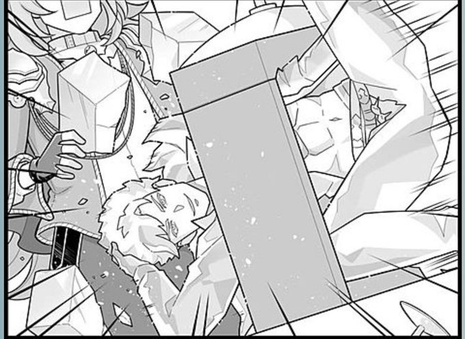 イカれた回から「モノクロで氷を表現するときのトーンの使い方」という学びを得ている 