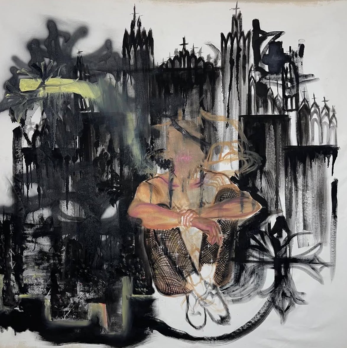 hauteslayer's tweet image. i really paint