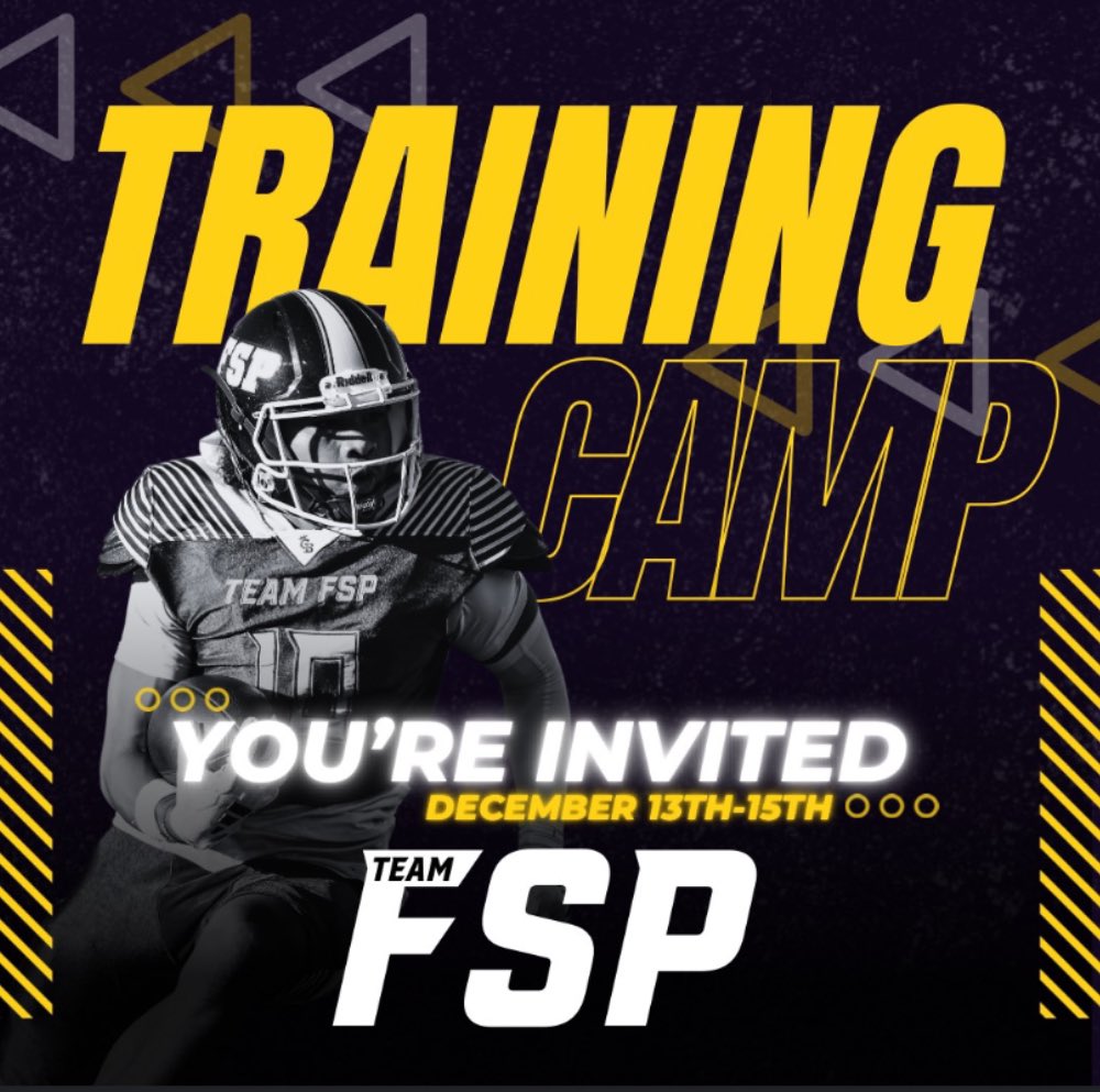 Excited to compete at Fsp training camp
