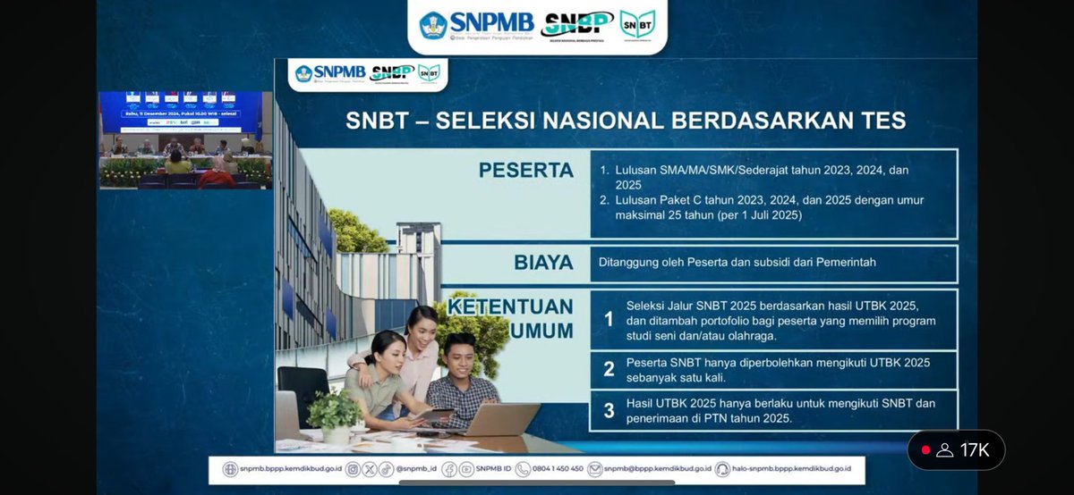 Ketentuan SNBT 2025