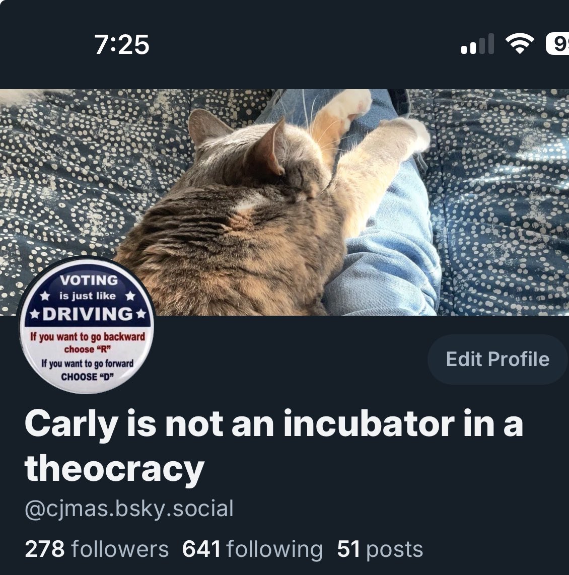 Carly is not an incubator in a theocracy tweet media