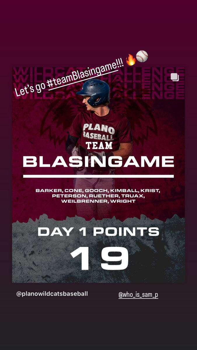 SamPeterson2027's tweet photo. Hit a new pulldown PR when it matters most. 89 mph #teamBlasingame  #WildcatChallenge @BlasingameAdam1 https://t.co/Q6sw0zOcBB