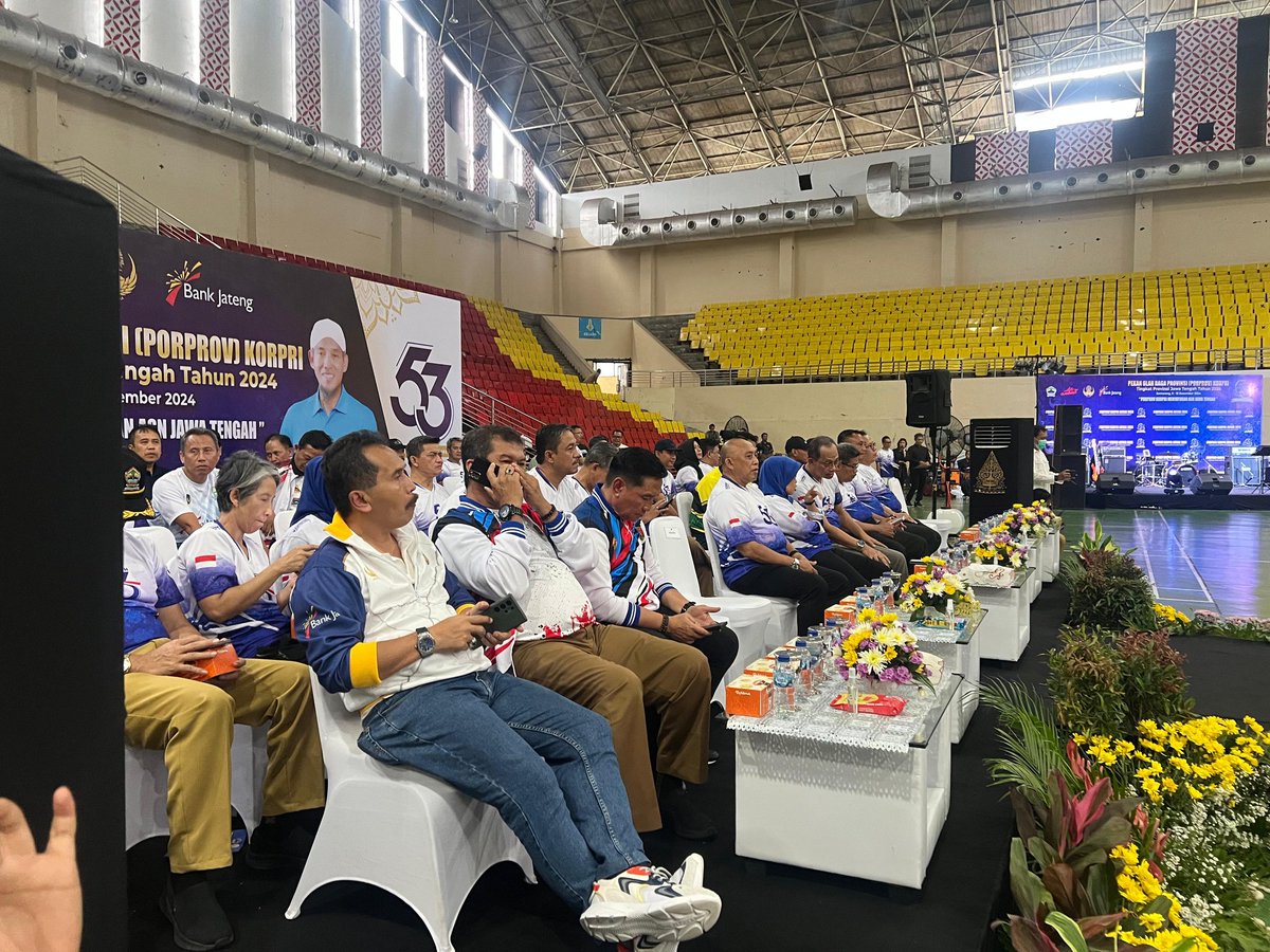 1.022 Atlet Bersaing Dalam Porprov Korpri Jateng 2024 #PorprovKorpriJateng2024
#SalamOlahraga
rri.co.id/otosport/11821…