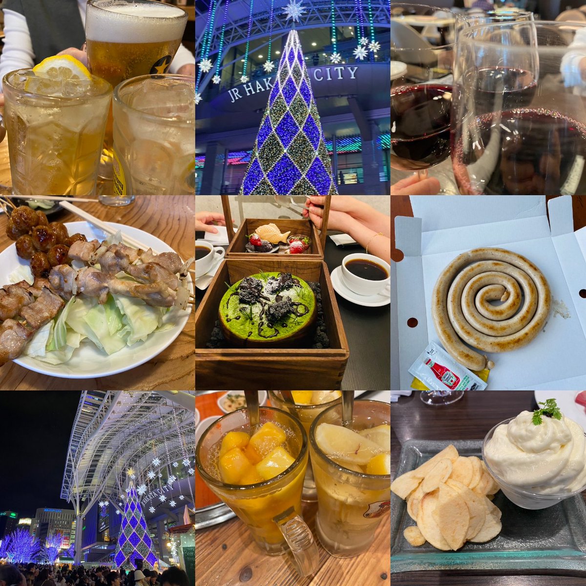 miiko024's tweet image. 定例会。クリマ、フレンチ、焼き鳥、居酒屋、スイーツで昼間からはしご酒。いい感じのお店もみつけて大満足😄
たっぷり英気を養い忙しさMaxも乗り越えられるはず!