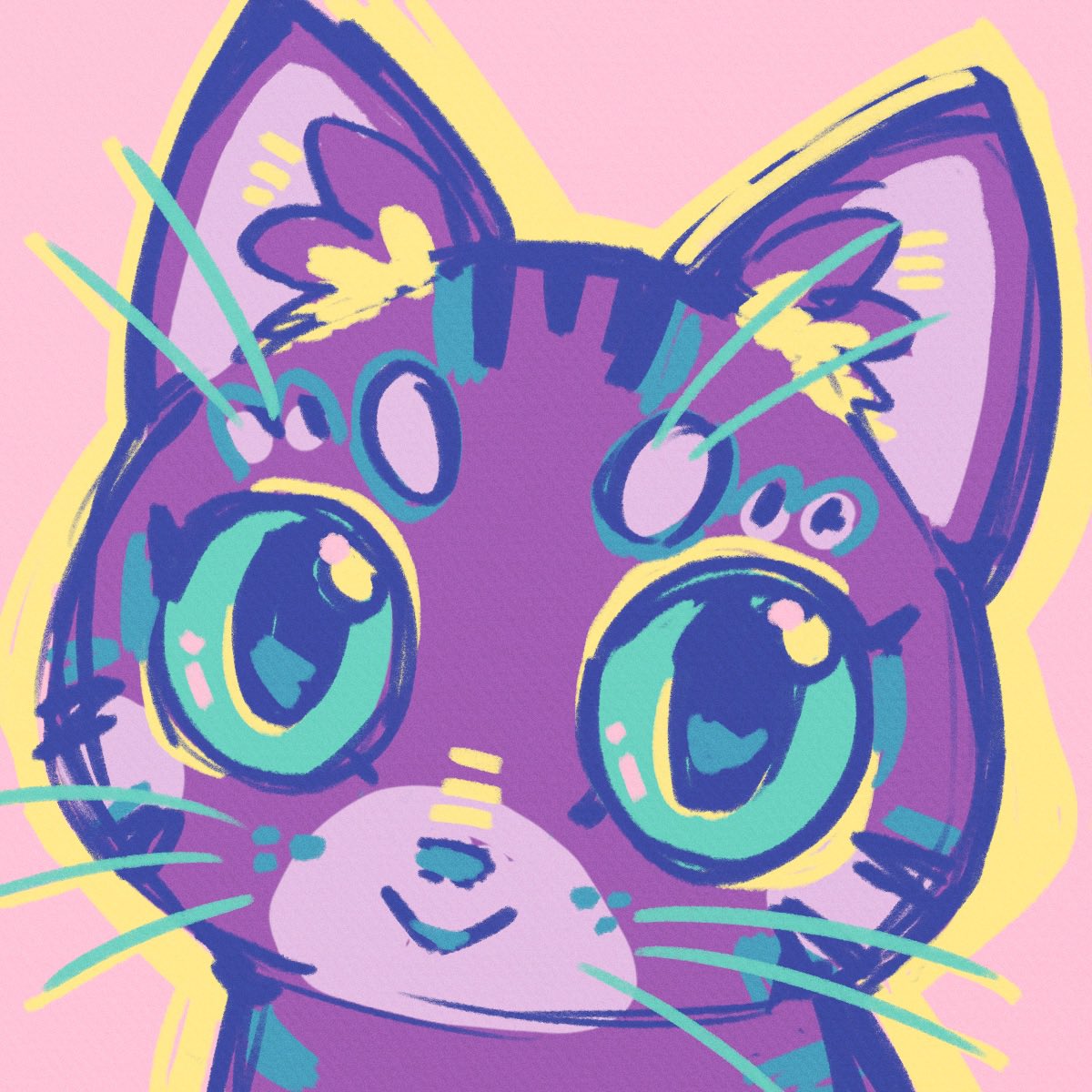 ErbyDraws's tweet photo. I drew my cat bulma #petportrait #digitaldrawing #procreate #art https://t.co/ZyLrN03Swe