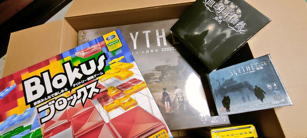 後悔？
なんですかそれは。

#Amazonブラックフライデー 
#散財ムーブ
#ブロックス
#サイズ大鎌戦役
#血と刃の白薔薇
#タギロン
#スコットランドヤード