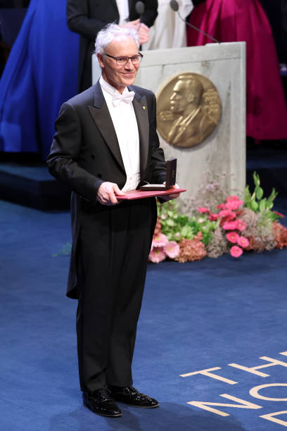Developmental biologists, Gary Ruvkun &amp; Victor Ambros, <a href="/NobelPrize/">The Nobel Prize</a> ceremony today. They were honored for their discovery of microRNAs using C elegans. <a href="/SocDevBio/">Society for Developmental Biology</a>