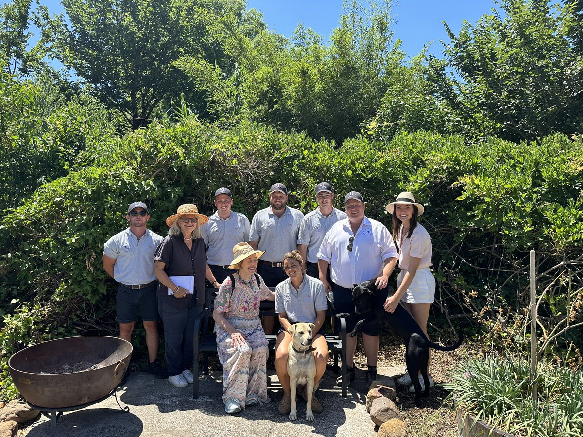 Riverstone113's tweet photo. Great to have the the first lady of racing @GaiWaterhouse1 on farm to inspect our @mmsnippets yearlings this morning!

The countdown is on⏱️

@anz_news @TTRAusNZ @BreednetNews @breednet https://t.co/m6JNniWUh0