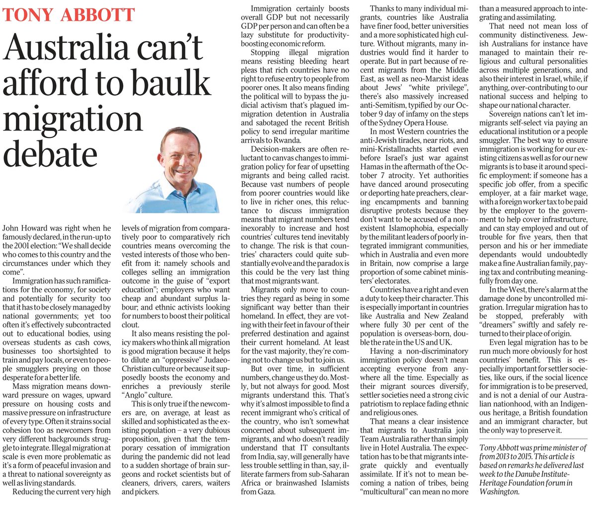 Tony Abbott tweet media