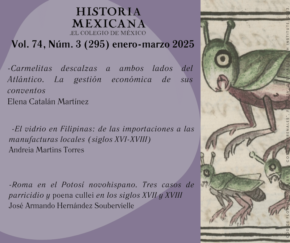 RHisto_Mex's tweet image. 📢¡Les compartimos el número más reciente de nuestra revista!
-Vol. 74, Núm. 3 (295) enero-marzo 2025
➡️Consulta aquí el texto completo: bit.ly/4irBQee