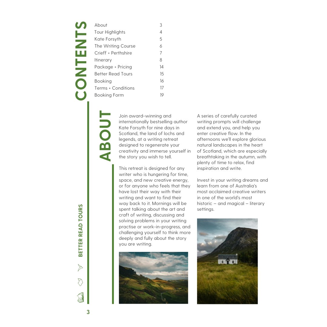 betterreadtours's tweet photo. 🏴󠁧󠁢󠁳󠁣󠁴󠁿 BOOKINGS OPEN 🏴󠁧󠁢󠁳󠁣󠁴󠁿 Creative Writing in Scotland #2 with @KateForsyth, 15-23 October 2025. Due to popular demand we've opened up a second retreat! Our first tour sold out in one day, so don't miss out. Full details and itinerary available here: https://t.co/YLKGApHQey https://t.co/kjcxSbg6o9