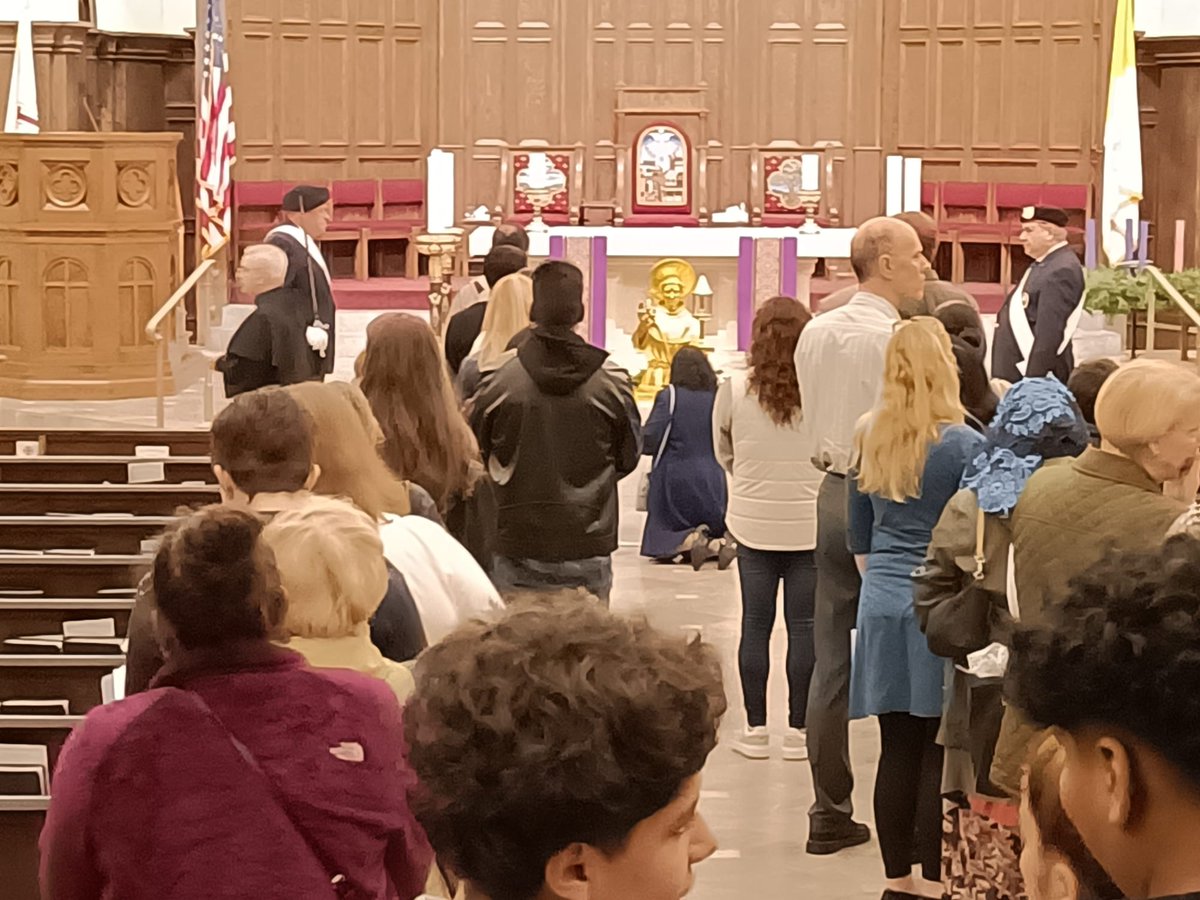 Veneration of St Anthony's Relics in Holy Spirit Church in Atlanta