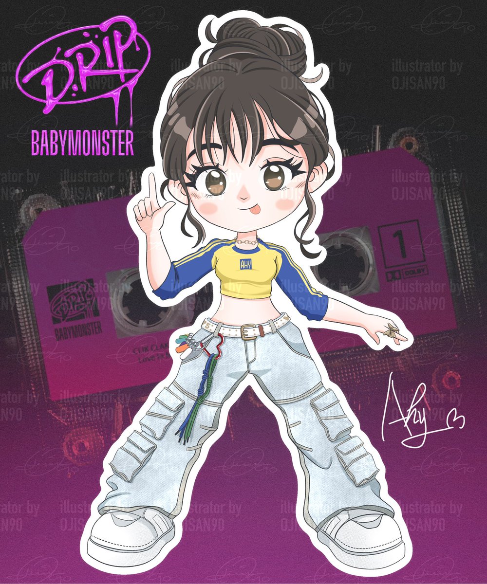 JUNG AHYEON Chibi from DRIP_MV Collection B 🦋🔥😈

If you like my art Please repost or refer. and please give credit to my fanart Thx a lot. 🙏🏻

#베이비몬스터 #BABYMONSTER_DRIP_MV
#DRIP #AHYEON #아현 #JungAhyeon #fanart #procreate #Ojisan90