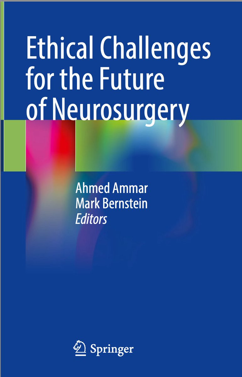 Check out our new book chapter on ethical challenges in the future of #DBS, authored by <a href="/CCheyuo/">Cletus Cheyuo, MD, PhD</a>! It's featured in "Ethical Challenges for the Future of Neurosurgery," <a href="/SpringerNature/">Springer Nature</a> edited by Mark Bernstein <a href="/UofTNeuroSurge/">University of Toronto Neurosurgery</a> and Ahmed Ammar. 📚
rdcu.be/d24nd