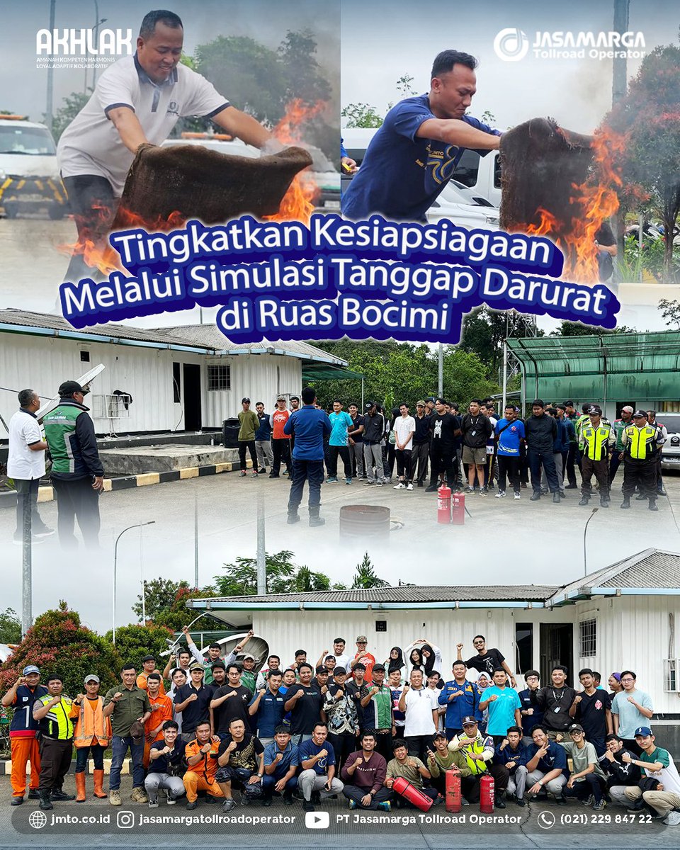 Simulasi Kesiapan dan Tanggap Darurat di Area Bogor-Ciawi-Sukabumi

#JMTOBocimi
#JasamargaTollroadOperator
#DrivingTheFutureofTollroadOperations