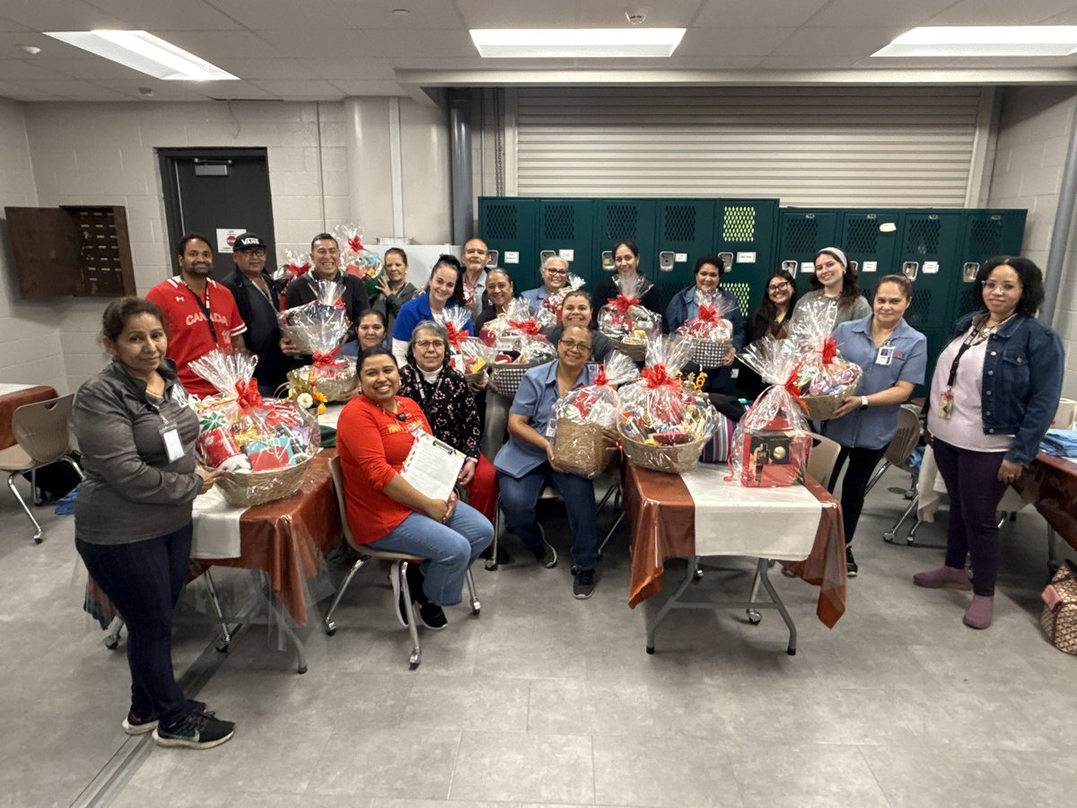 Shout out to our LOTE department and their students! They presented our AMAZING custodial staff with beautiful gift baskets today!! #FAMILY #RPND