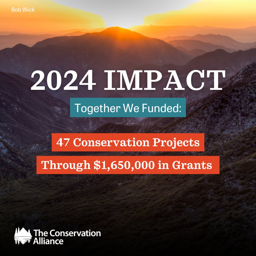 Through our grantmaking program, The Conservation Alliance is proud to have invested in 47 community-led projects this past year. Thanks to the generous support of our member companies, TCA dispersed $1,651,000 across 19 states and territories in North America.