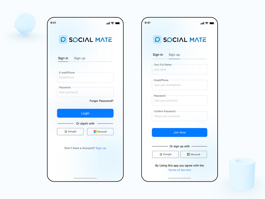 rayhannasir9's tweet photo. Excited to share the Sign-Up and Sign-In pages for Social Mate, the social networking app designed to help users form meaningful connections based on shared interests and passions!
#ux #uxdesign #uidesign #uidesign #social #socialapp #userinterface #app #socialnetwork #singup https://t.co/RL9IfsJvTC
