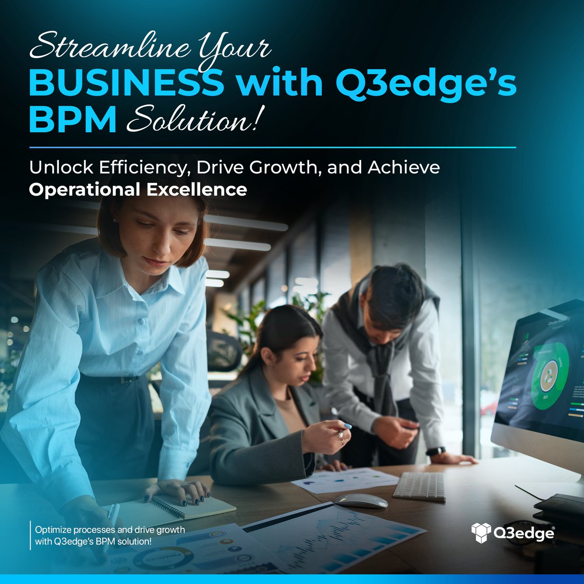 Q3edgeofficial's tweet photo. Ready to take your business to the next level? 🚀💼

With Q3edge’s BPM solutions, you can streamline operations, optimize workflows, and drive sustainable growth. Our tailored services are designed to help you achieve operational excellence and stay ahead of the competition. 📈🔧 https://t.co/twG6c0AK5T