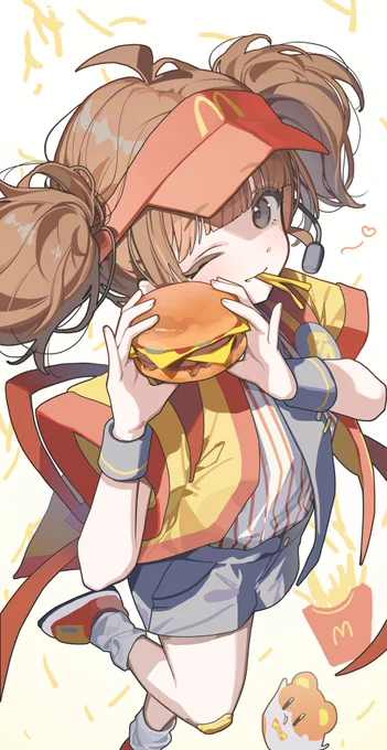いまだけダブチ食べ美でした #今年も残りわずかなので今年一番伸びた絵を貼る 