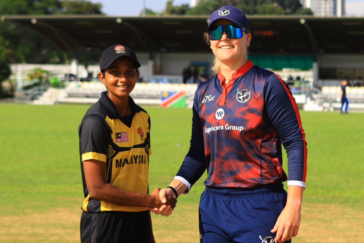 Malaysia won the toss and elected to bowl. 

Watch the game live 👇 
facebook.com/share/v/18UWxn…

Follow livescore 👇
cricclubs.com/MalaysianCrick…

#EaglesPride #CricketNamibia 
#ConnectorsOfPositiveChange