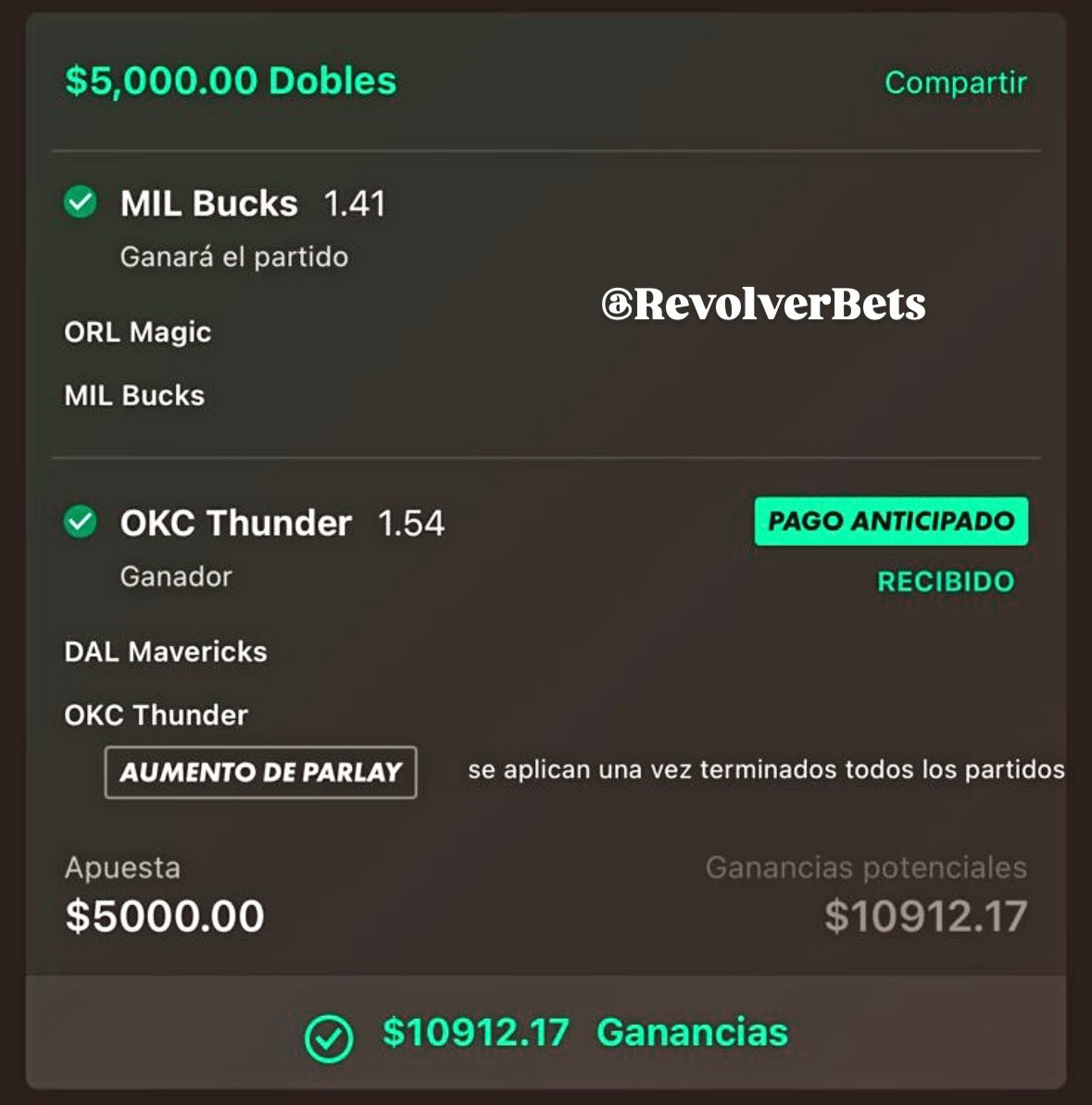 Grupo Premium  🔒

1-1 hoy pero cobramos con este parlay fácil
