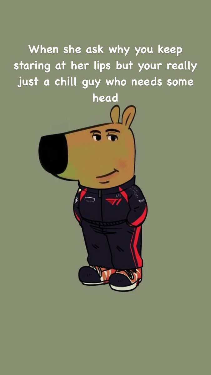 Stackinmust's tweet image. Chill guy #Chillguy #memes #Luka #greece #WWENXT