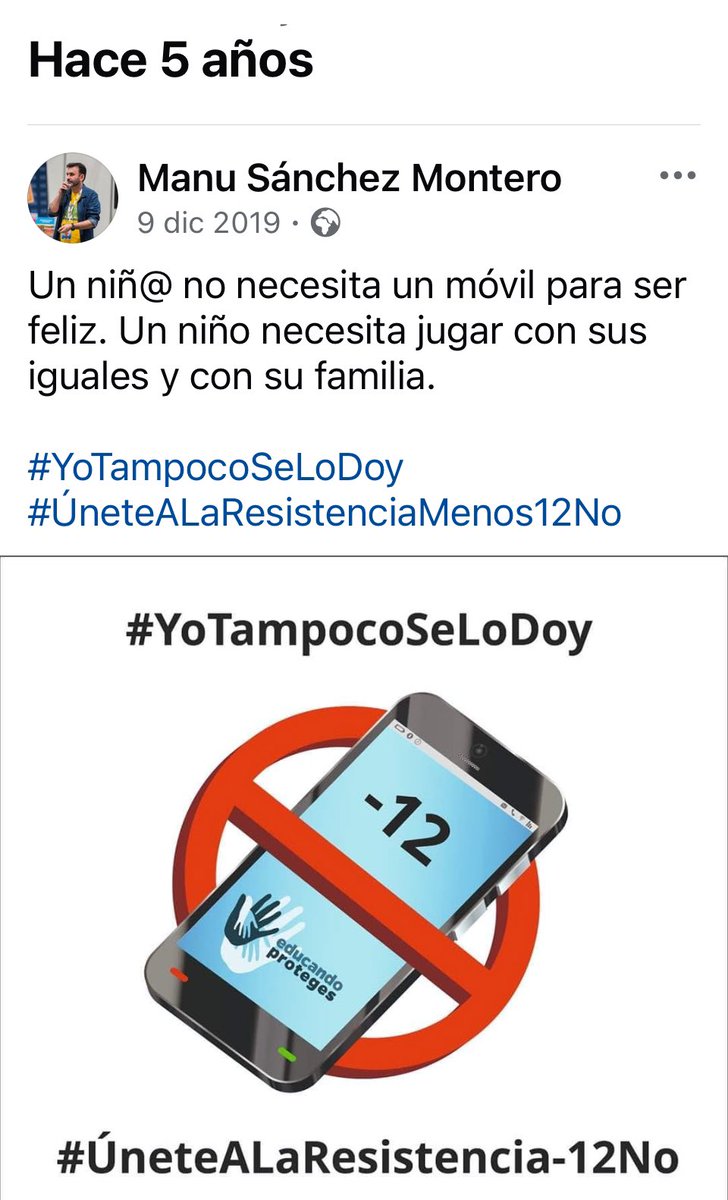 manuparadas's tweet image. Ya lo decía hace 5 años pero ahora con más fuerza y con estudios y respaldo de la comunidad científica y docente
#yotampocoselodoy