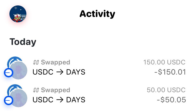 hamburglar_eth's tweet photo. Just copped some $DAYS 🎶

#songcoin https://t.co/fv5dfe2ej8