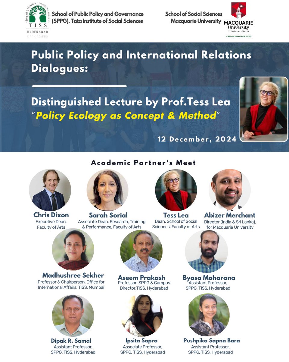 School of Public Policy and Governance, TISS tweet media